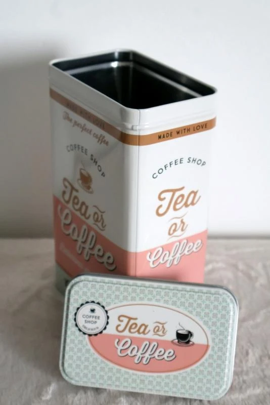 Lata Café Vintage Blanc et rose 1500ml – photo 4